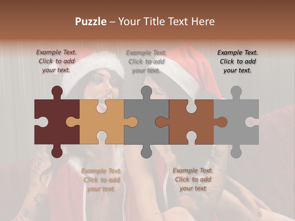 Mixed December Lewd PowerPoint Template