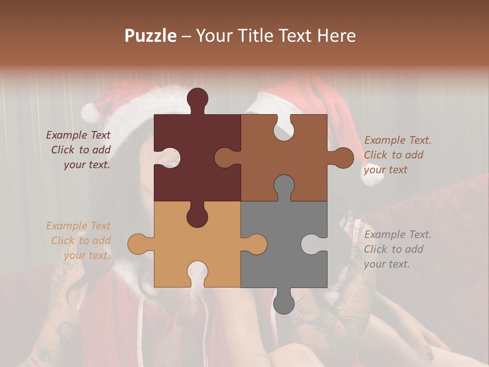 Mixed December Lewd PowerPoint Template