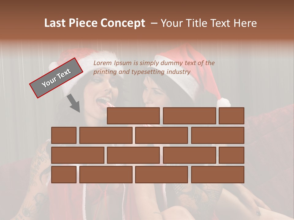 Mixed December Lewd PowerPoint Template