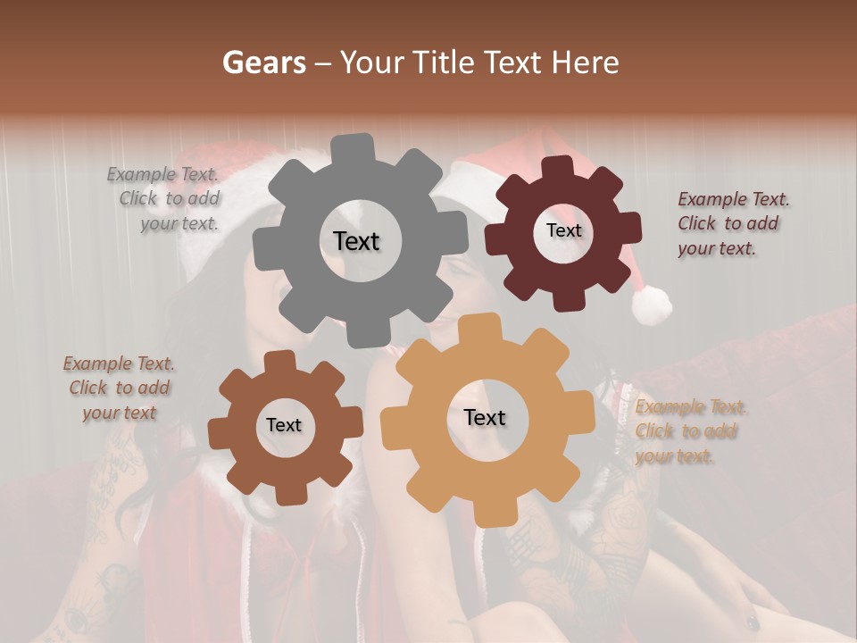 Mixed December Lewd PowerPoint Template