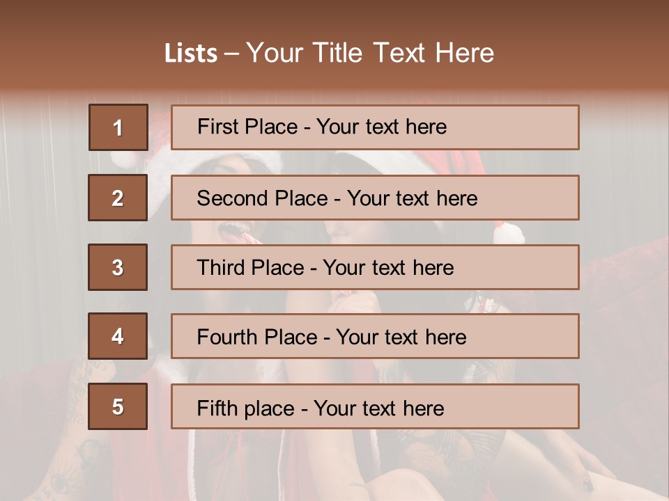 Mixed December Lewd PowerPoint Template