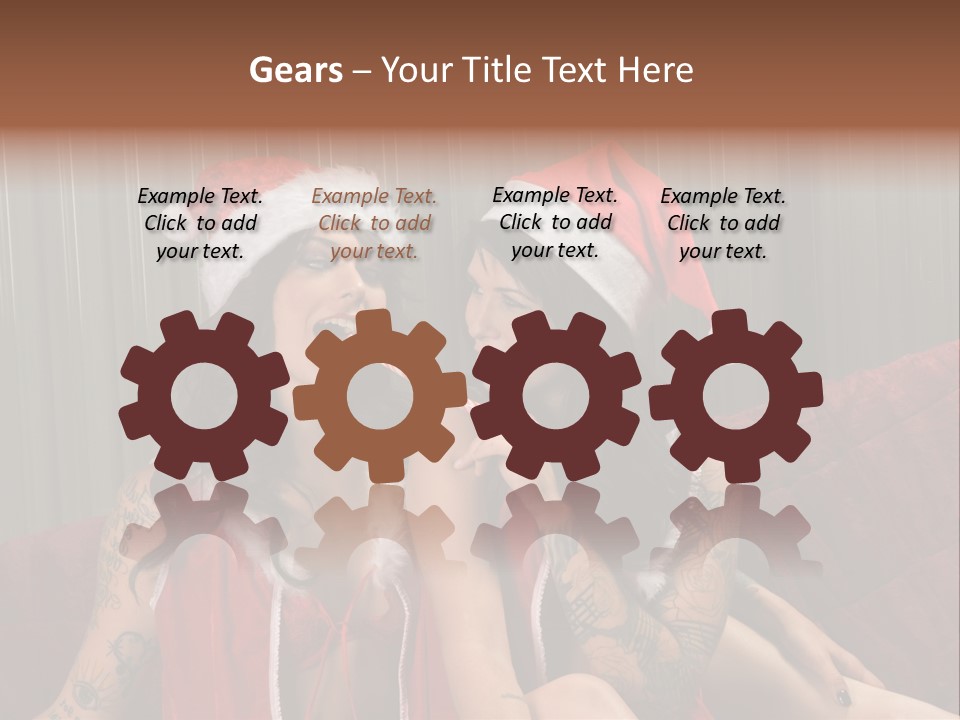 Mixed December Lewd PowerPoint Template