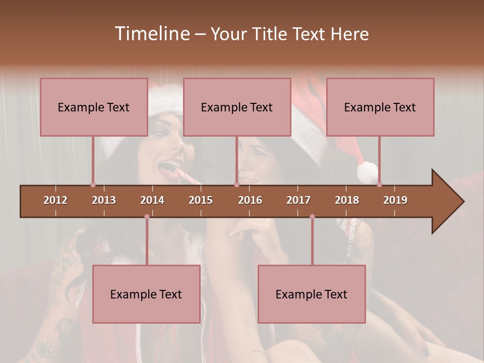 Mixed December Lewd PowerPoint Template