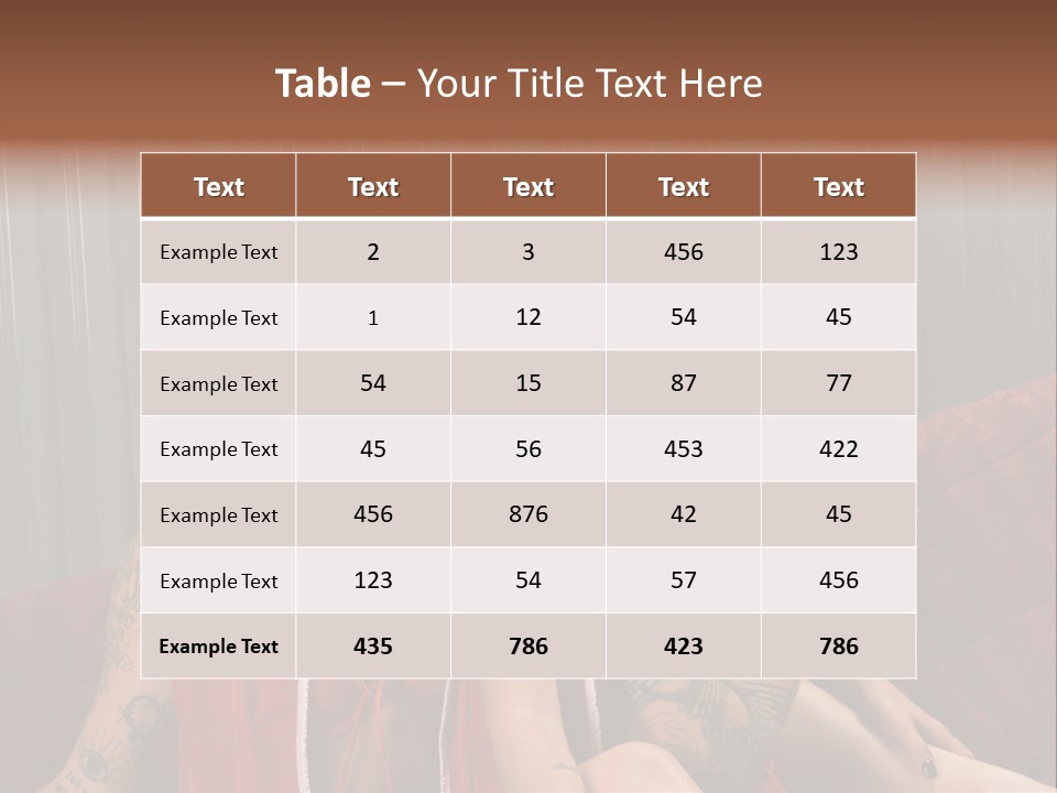Mixed December Lewd PowerPoint Template
