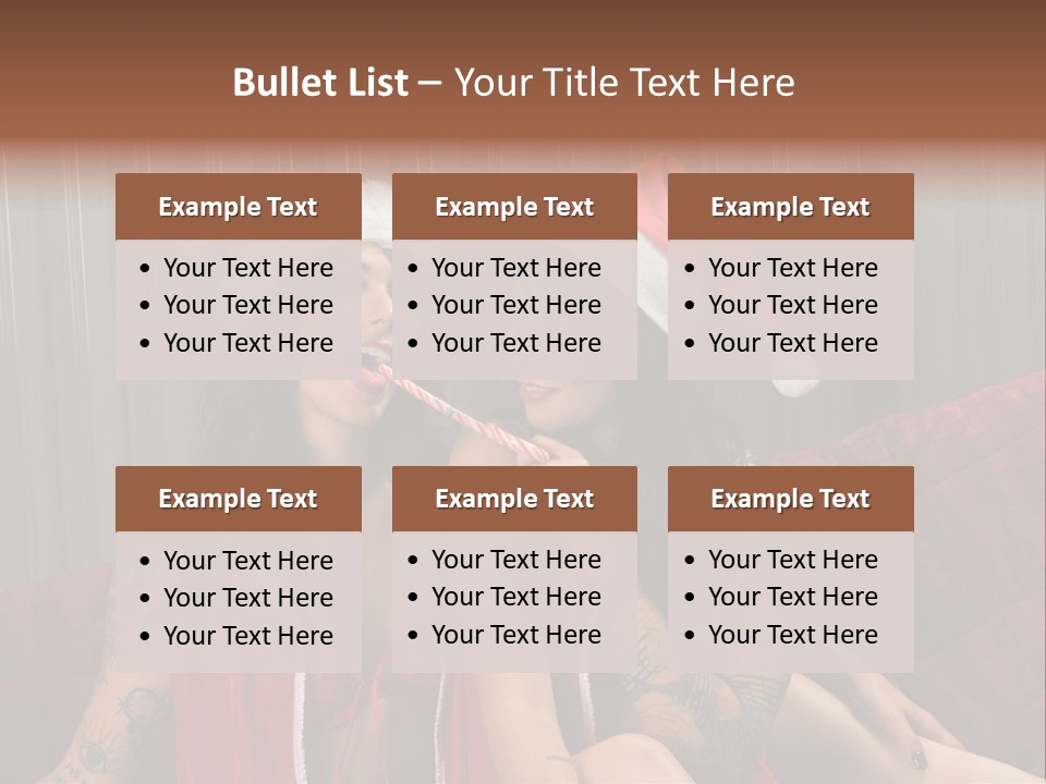 Mixed December Lewd PowerPoint Template