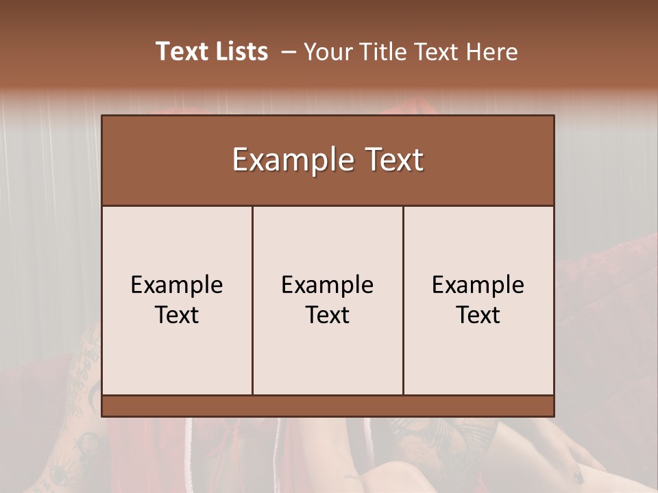 Mixed December Lewd PowerPoint Template