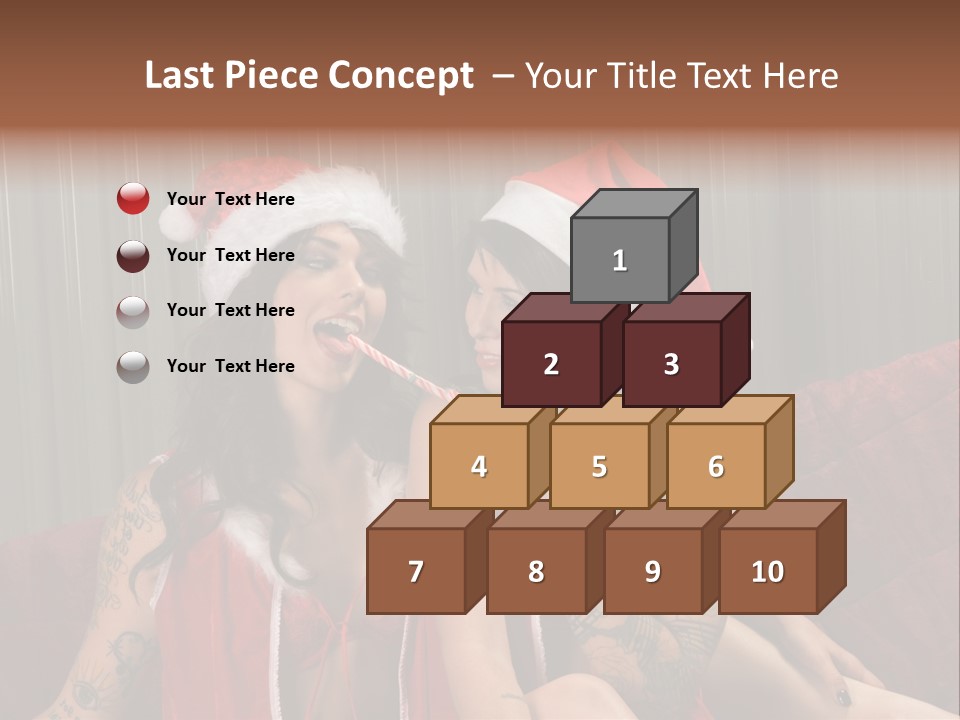 Mixed December Lewd PowerPoint Template