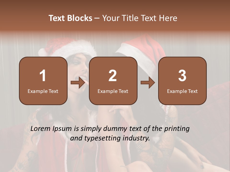 Mixed December Lewd PowerPoint Template