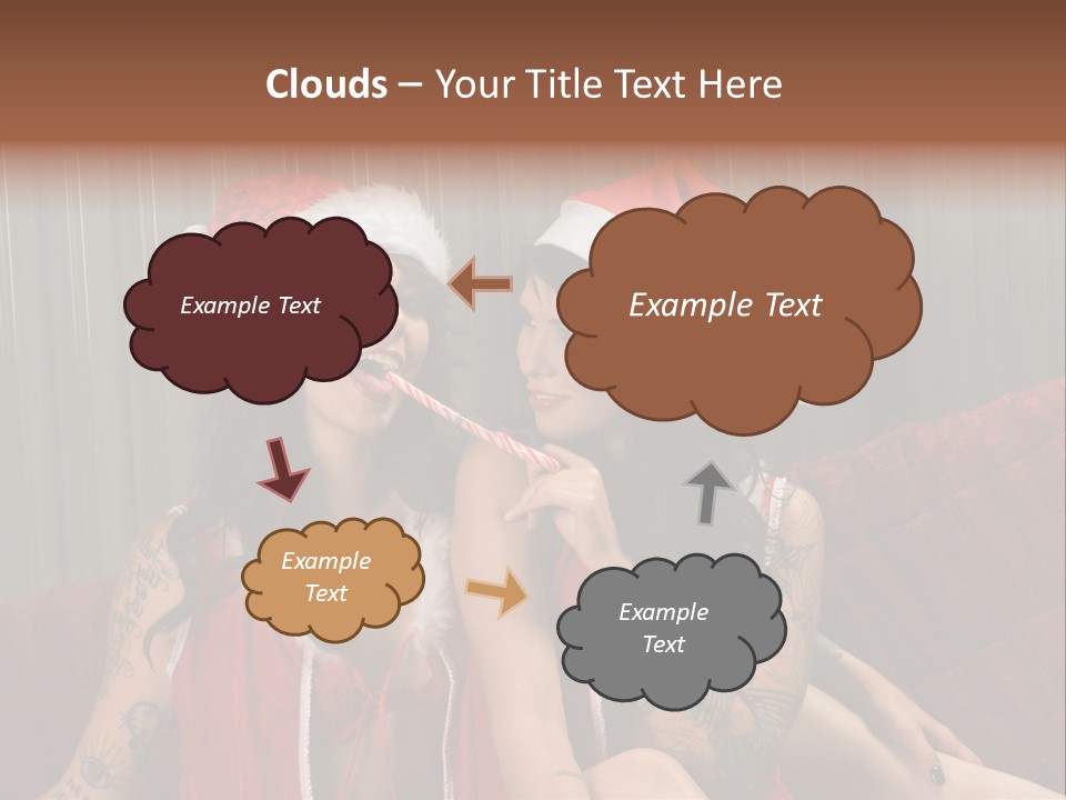 Mixed December Lewd PowerPoint Template