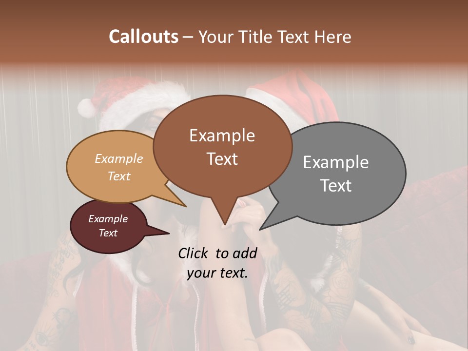 Mixed December Lewd PowerPoint Template
