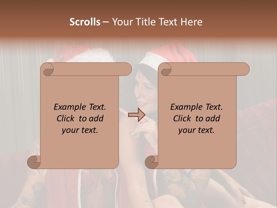 Mixed December Lewd PowerPoint Template