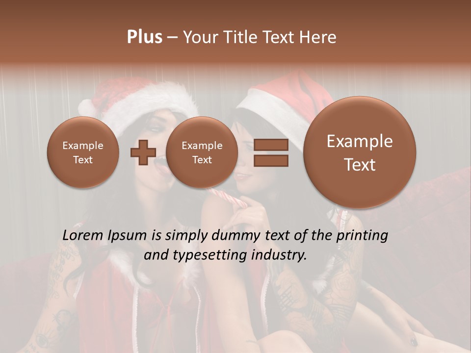 Mixed December Lewd PowerPoint Template