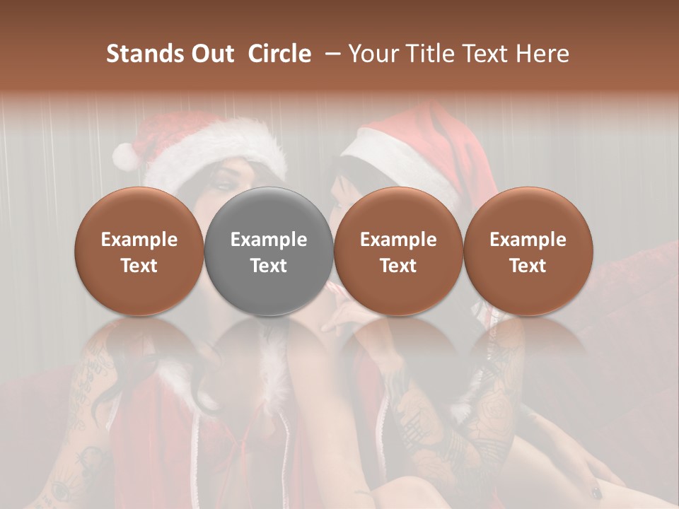 Mixed December Lewd PowerPoint Template