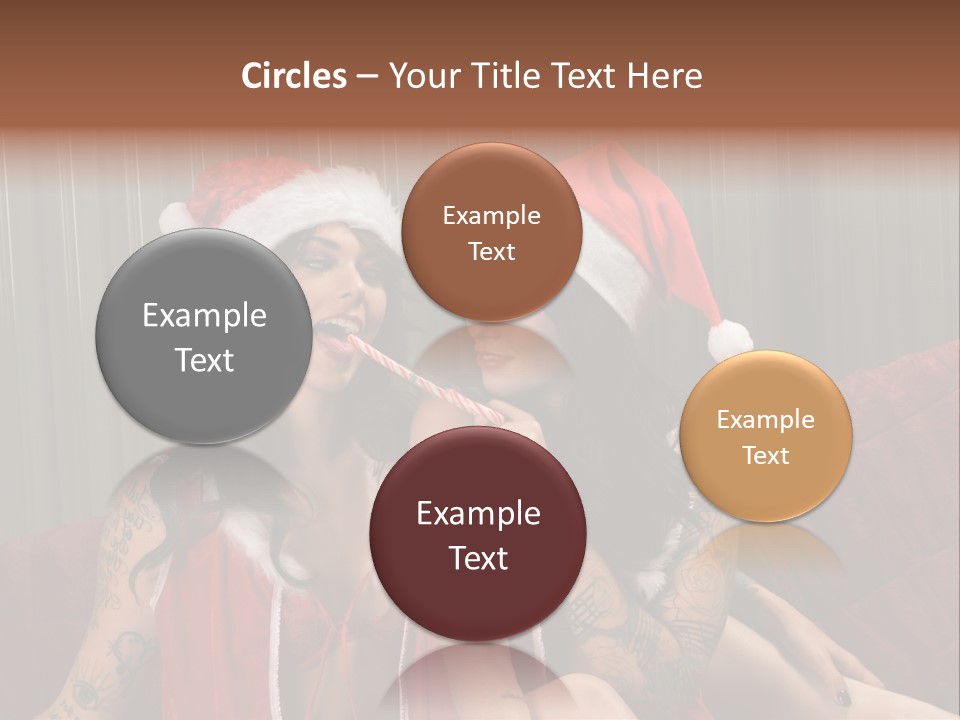 Mixed December Lewd PowerPoint Template