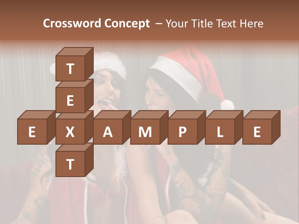 Mixed December Lewd PowerPoint Template