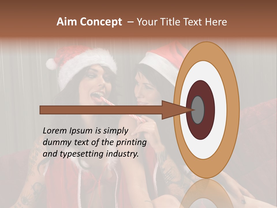 Mixed December Lewd PowerPoint Template