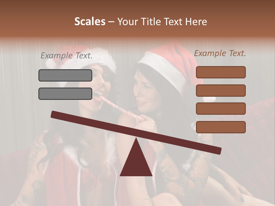 Mixed December Lewd PowerPoint Template