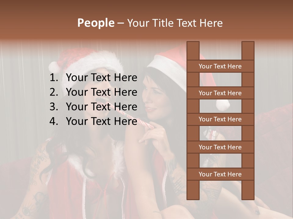 Mixed December Lewd PowerPoint Template