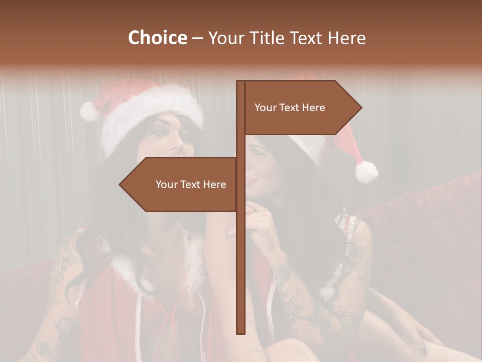 Mixed December Lewd PowerPoint Template