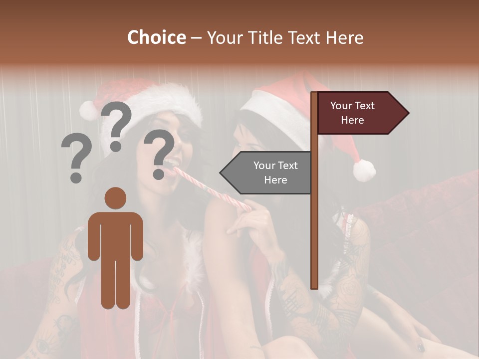 Mixed December Lewd PowerPoint Template