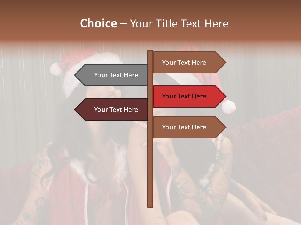 Mixed December Lewd PowerPoint Template