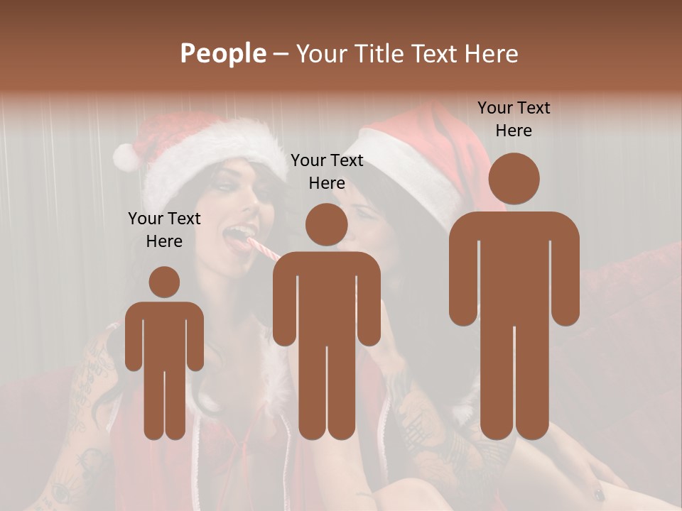 Mixed December Lewd PowerPoint Template