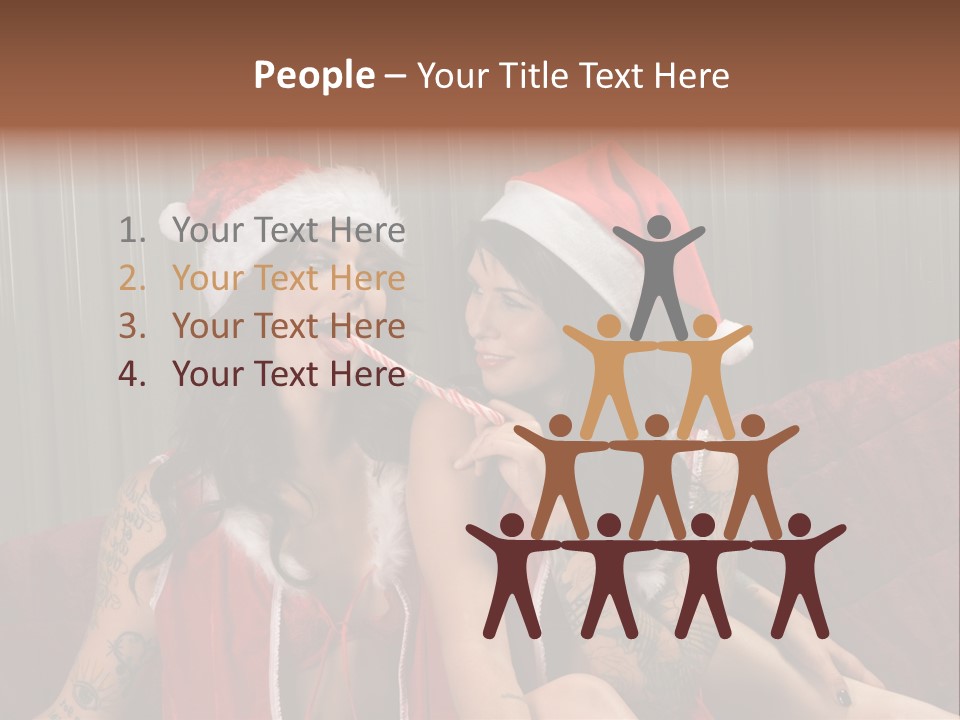 Mixed December Lewd PowerPoint Template
