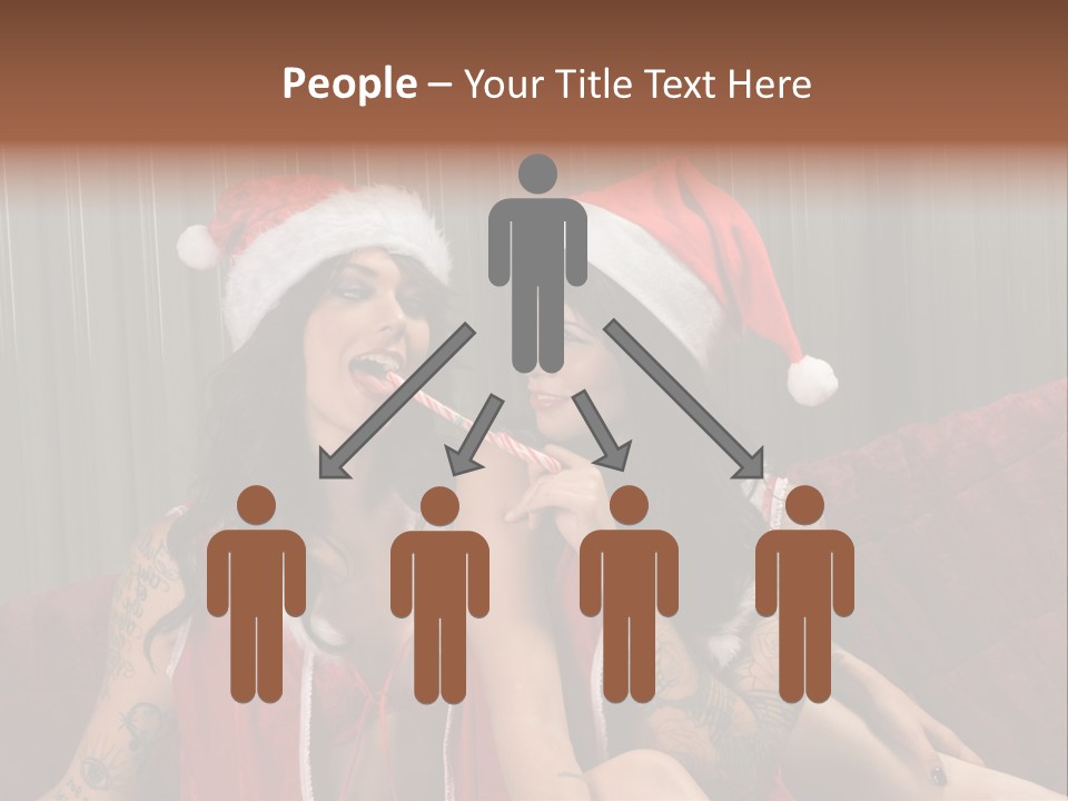 Mixed December Lewd PowerPoint Template