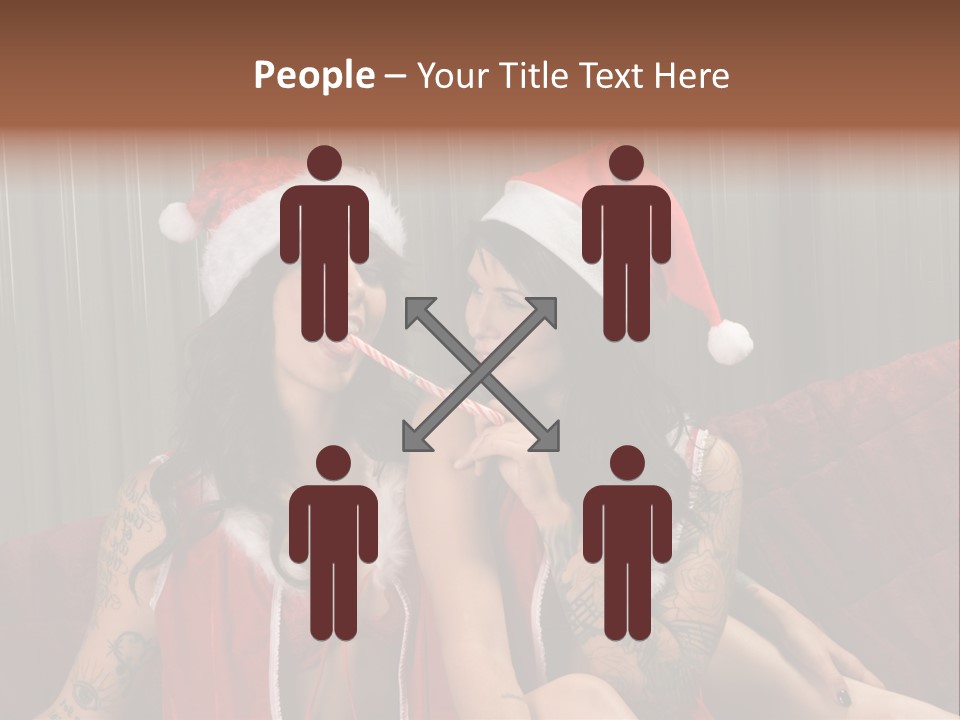 Mixed December Lewd PowerPoint Template