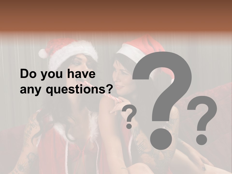 Mixed December Lewd PowerPoint Template