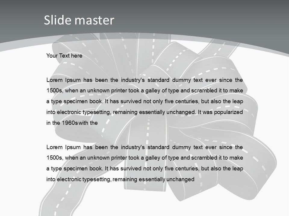 Travel Symbol Render PowerPoint Template