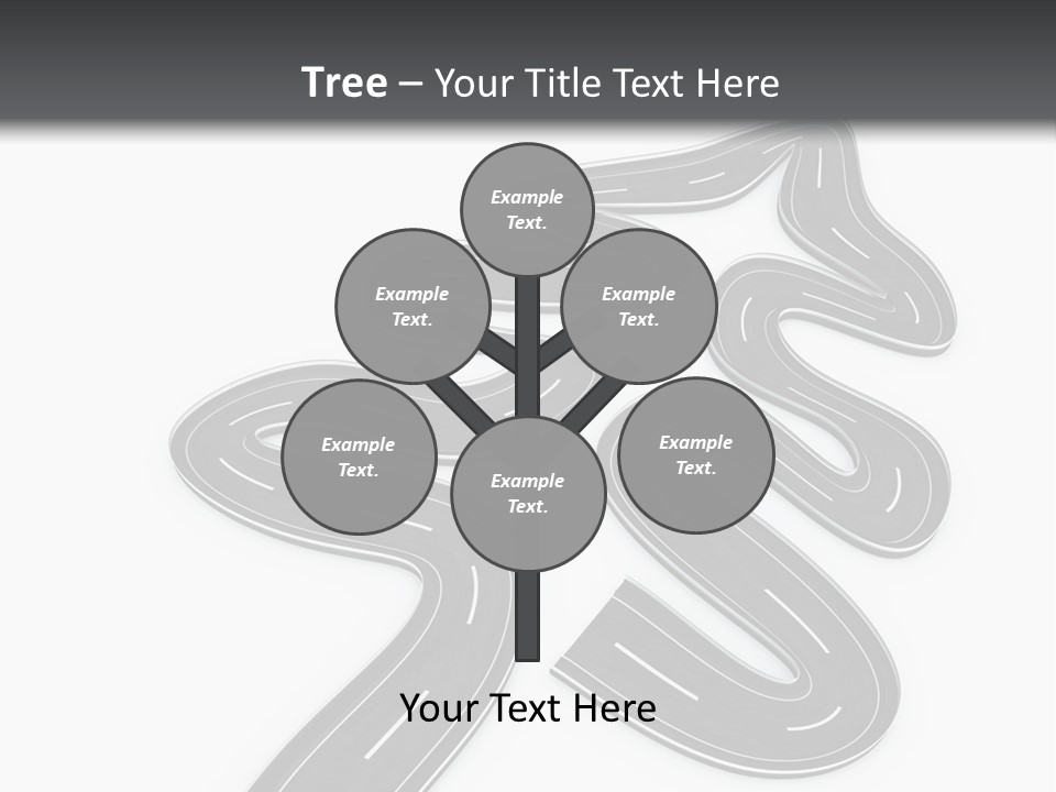 Band Symbol Tree PowerPoint Template