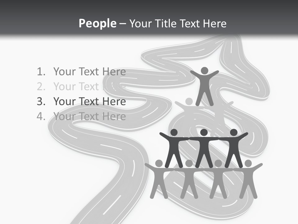 Band Symbol Tree PowerPoint Template