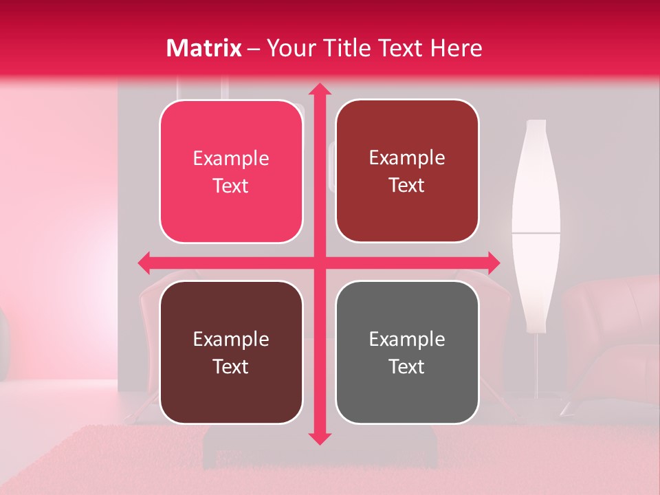 Lamp Room Nobody PowerPoint Template