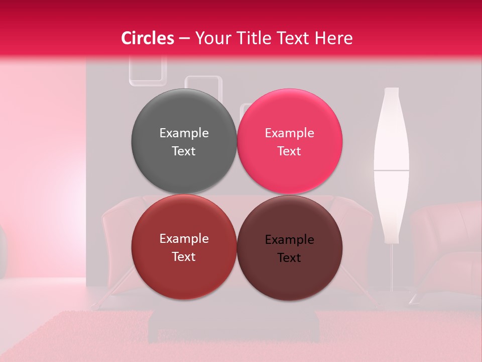 Lamp Room Nobody PowerPoint Template