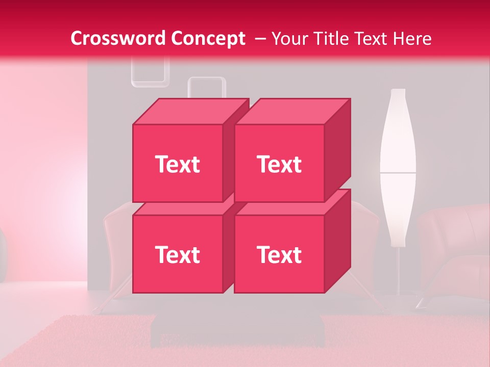 Lamp Room Nobody PowerPoint Template