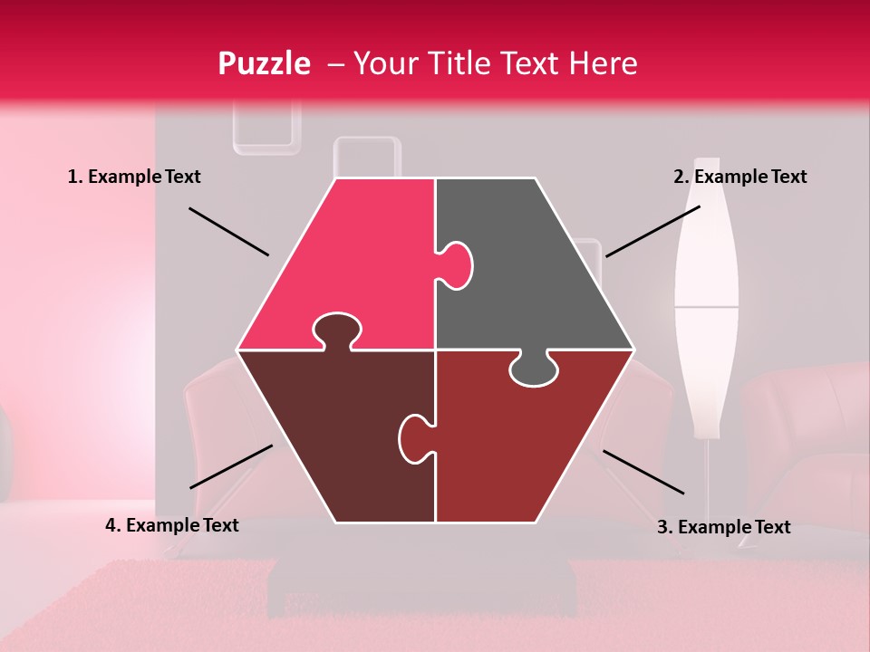 Lamp Room Nobody PowerPoint Template