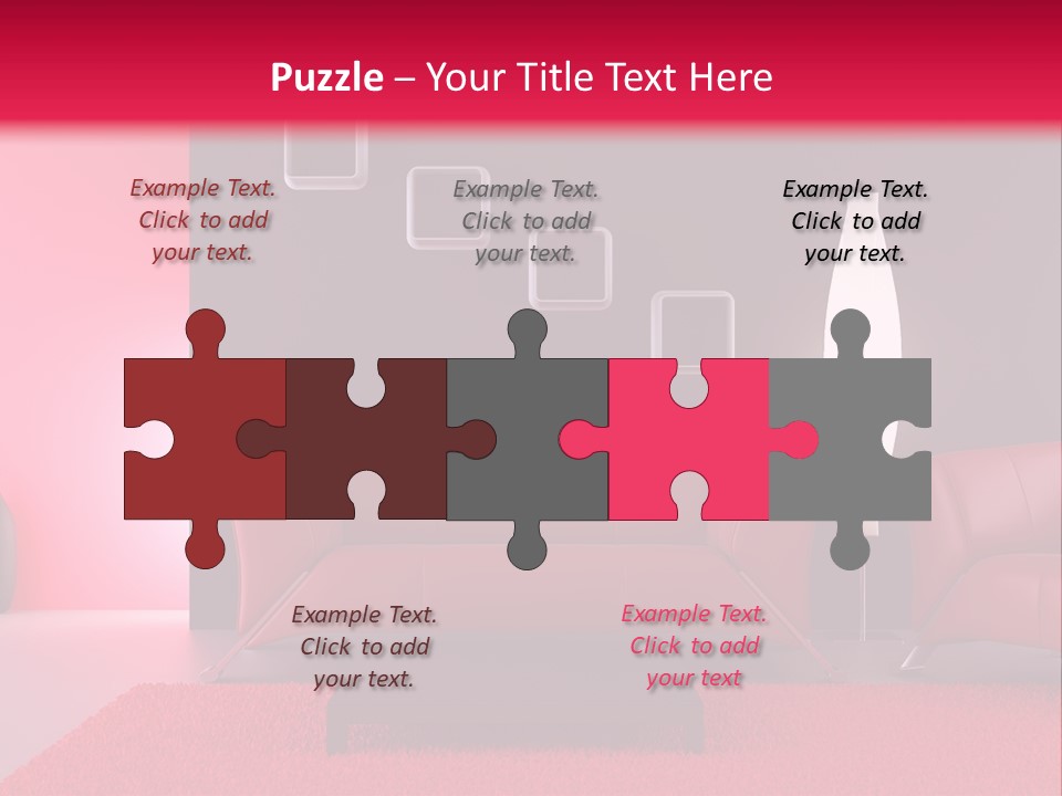 Lamp Room Nobody PowerPoint Template