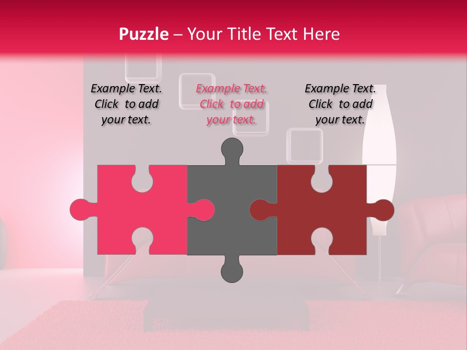 Lamp Room Nobody PowerPoint Template