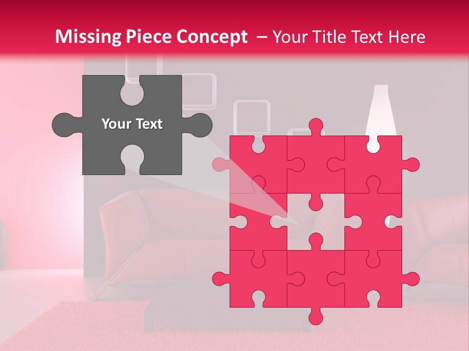 Lamp Room Nobody PowerPoint Template