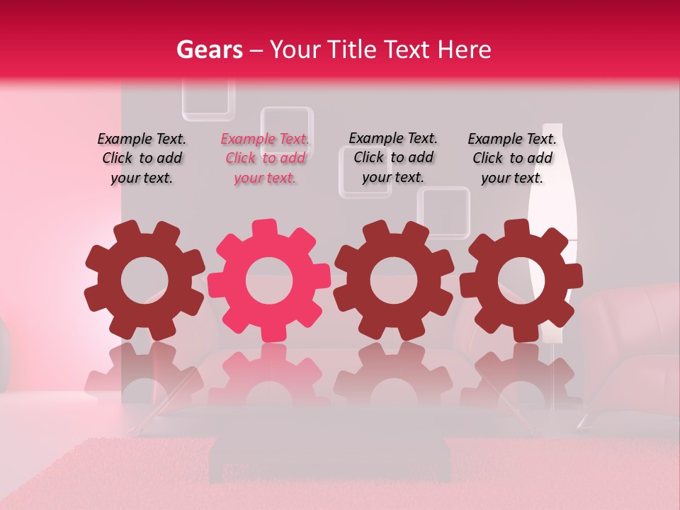 Lamp Room Nobody PowerPoint Template