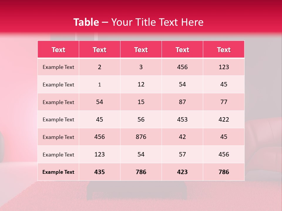 Lamp Room Nobody PowerPoint Template