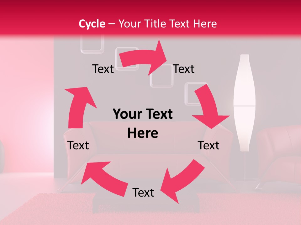 Lamp Room Nobody PowerPoint Template