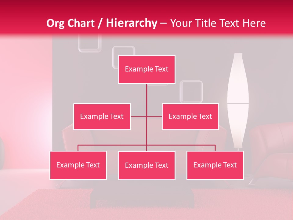 Lamp Room Nobody PowerPoint Template