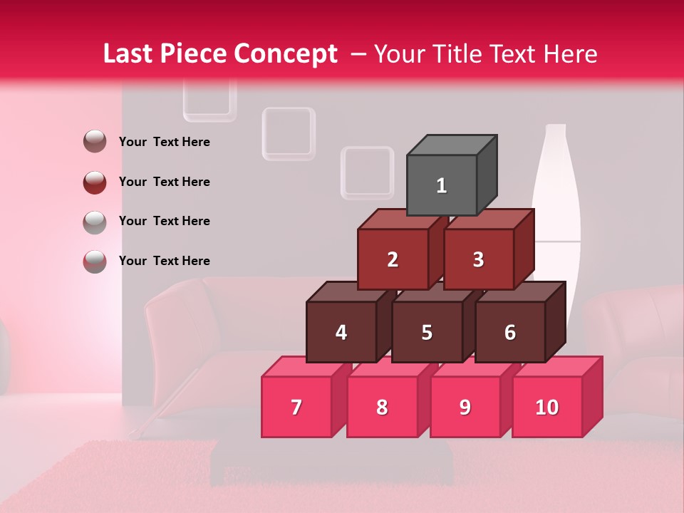 Lamp Room Nobody PowerPoint Template