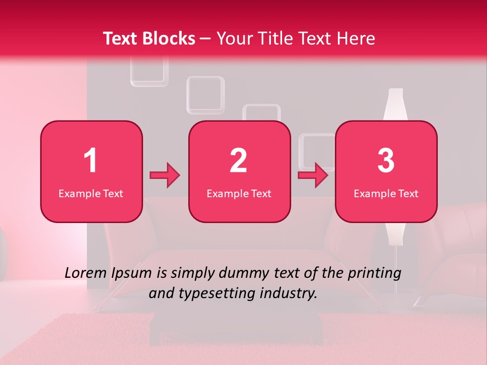 Lamp Room Nobody PowerPoint Template