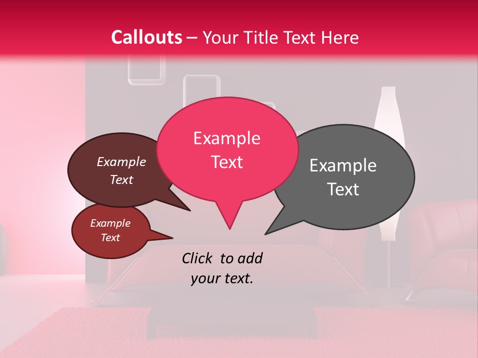 Lamp Room Nobody PowerPoint Template