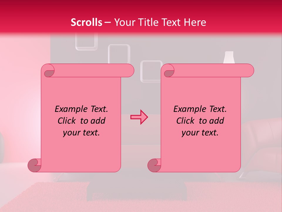 Lamp Room Nobody PowerPoint Template