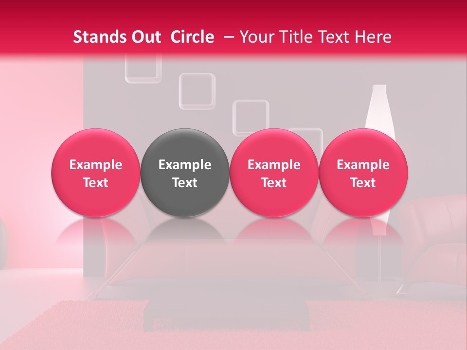 Lamp Room Nobody PowerPoint Template