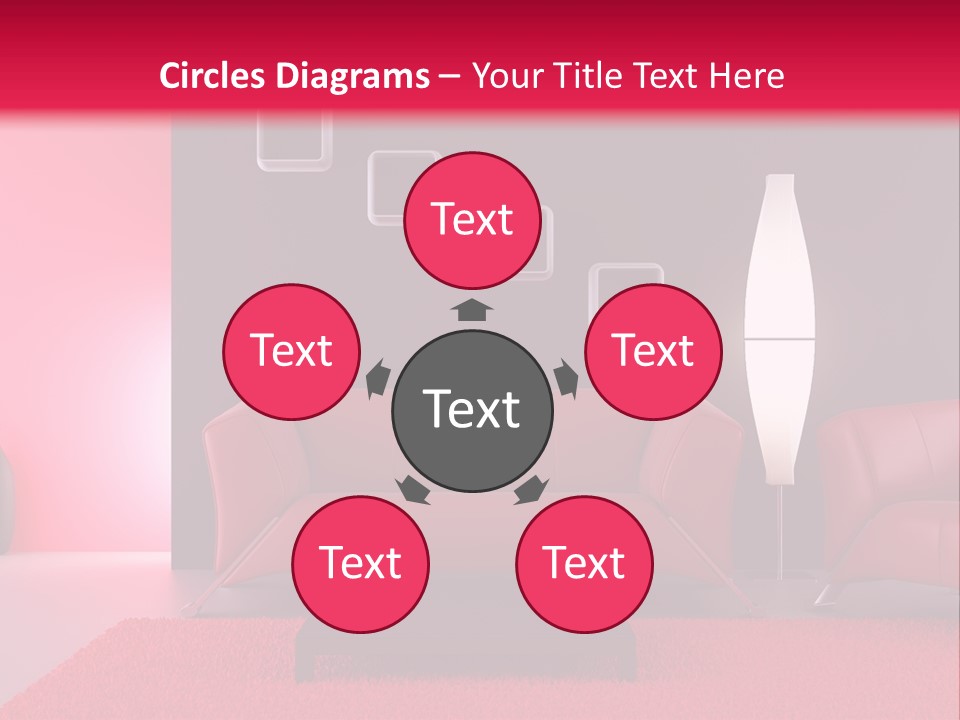 Lamp Room Nobody PowerPoint Template